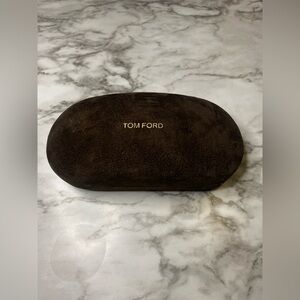 Tom Ford Velvet Oval Eyeglasses Case